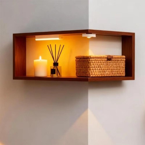 Floating corner wall shelf - corner,