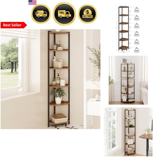 Corner shelf stand - stand, 6-tier