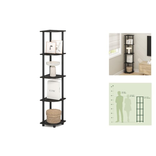 Triangular tier corner shelf - 5-tier,
