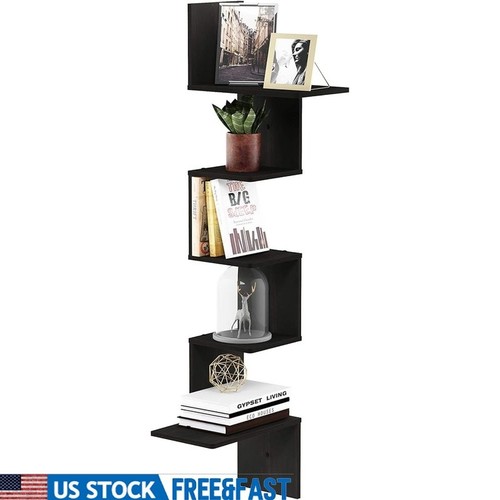 Tier zigzag corner shelf - 5-tier,