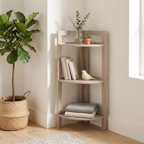 Corner shelf unit tier space - corner,