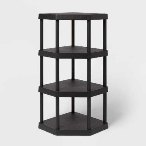 Tier plastic corner - corner, shelf
