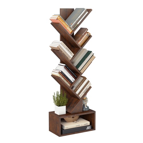 Tier tree bookshelf rustic - 7,