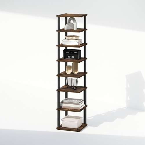 Tier display rack - 8-tier, vertical