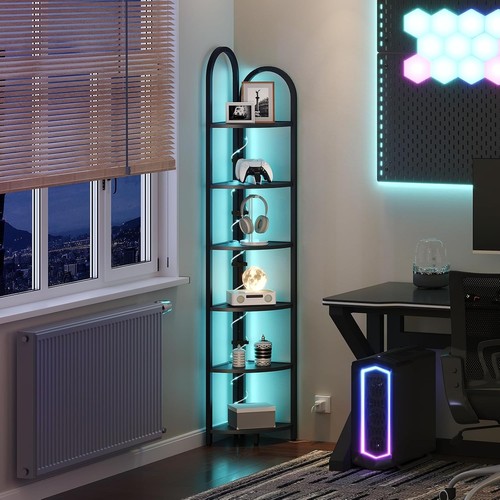 Tier corner shelf with - 6,
