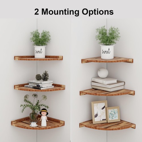 Floating corner shelf shelves - corner,