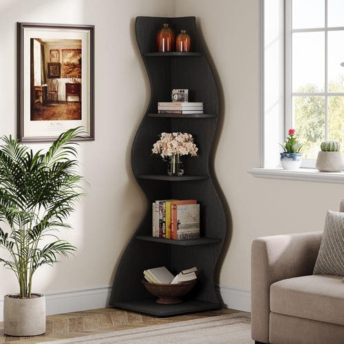 Wavy corner shelf tier - wavy, 5-tier