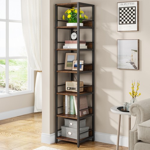 Tall bookcase bookshelf - 75",