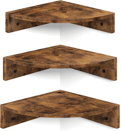 Tier corner wall shelves set - 3,