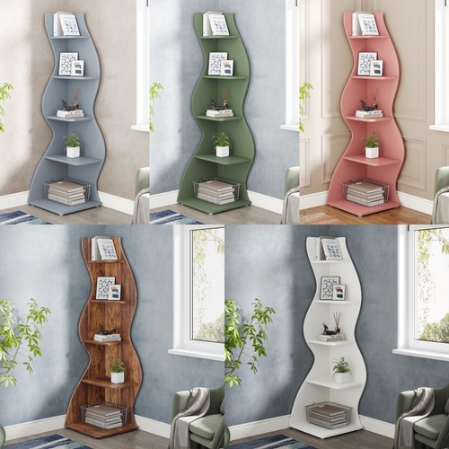 Corner shelf rustic - 70.9'',