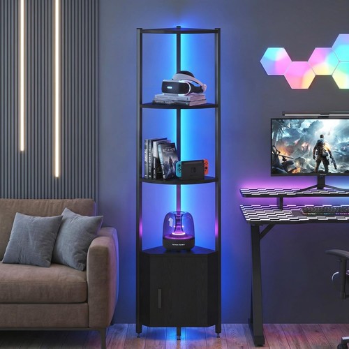 Corner shelf with - shelf, storage,