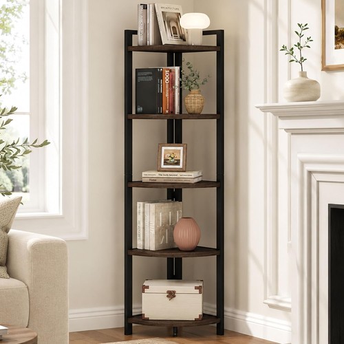 Rustic tier corner - shelf,