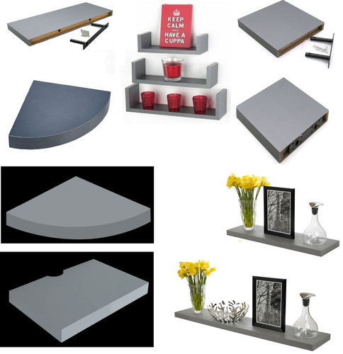 Grey high gloss floating - gloss,