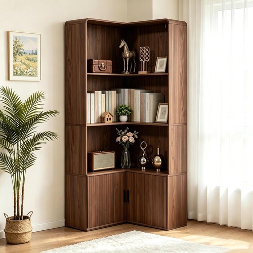 Walnut shaped corner - l,
