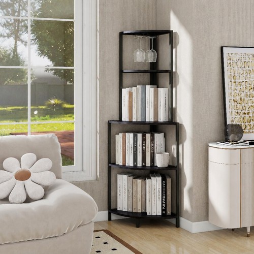 Corner panel bookcase display - corner,