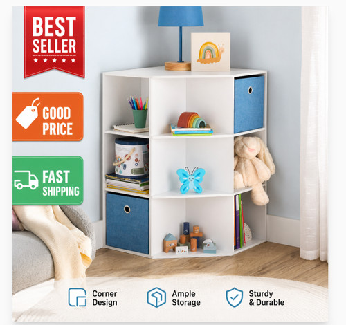 Corner cube storage organizer - cube,