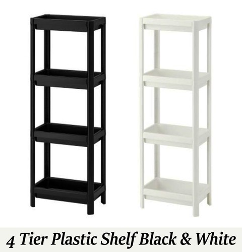Tier plastic shelving unit - shelving,