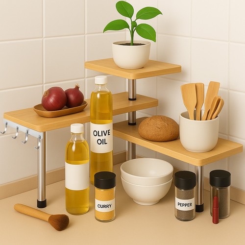 Tier corner shelf unit - tier,