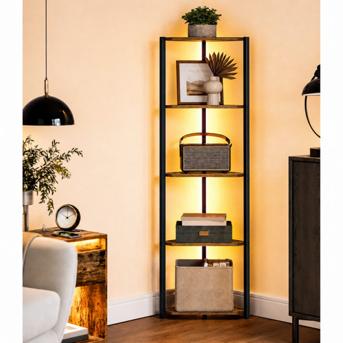 Led corner shelf - led, rgb