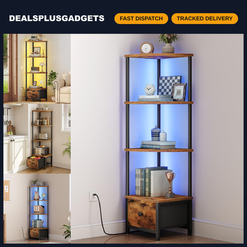 Tier corner shelf stand - 5-tier,