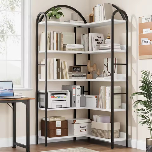 Tier corner bookshelf 5 - 5, 68.5"