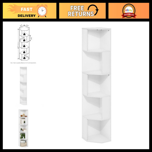 Tier corner shelf unit - 5-tier,