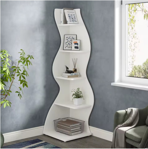 Corner shelf modern tier - modern, 5-tier