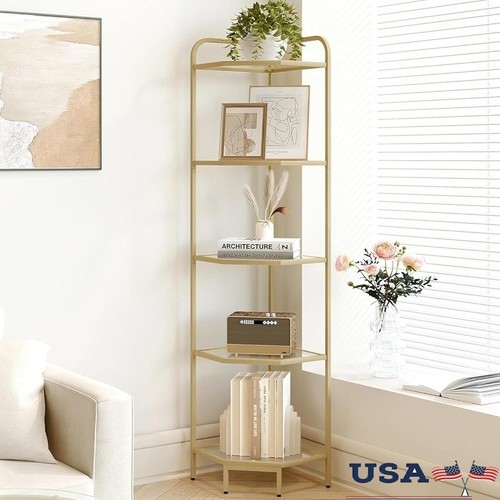 Stylish corner shelf space - stylish,