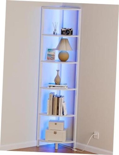 Corner shelf with led - led, light