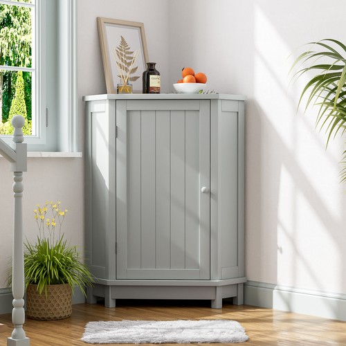 Grey triangle corner cabinet - triangle,