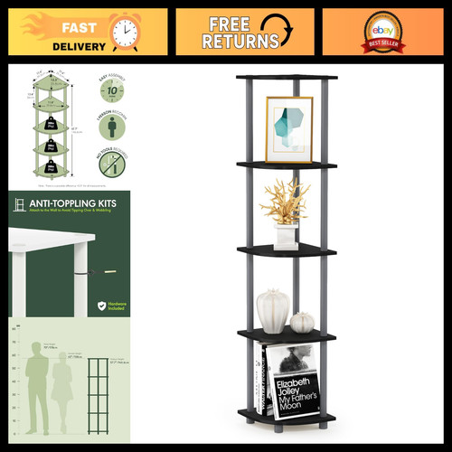 Tier corner shelf open - 5-tier,