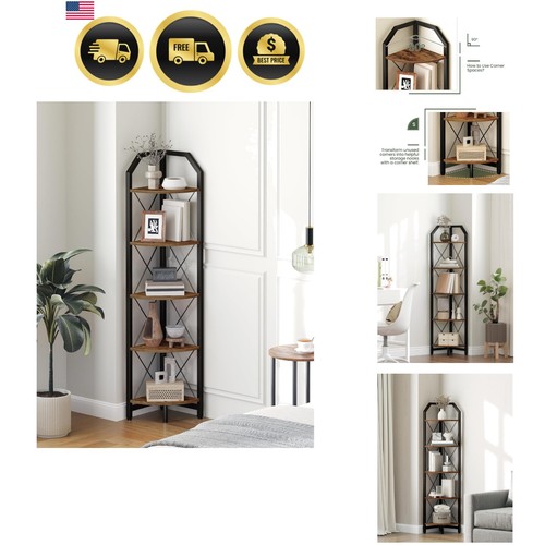 Corner shelf 5 tier - 59.4", 5-tier