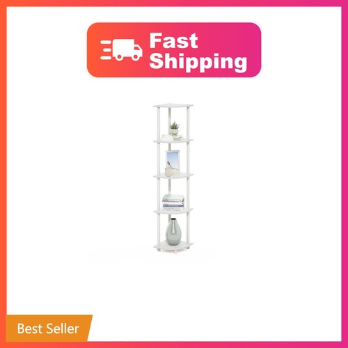 Furinno white tier - white/white, 5-tier